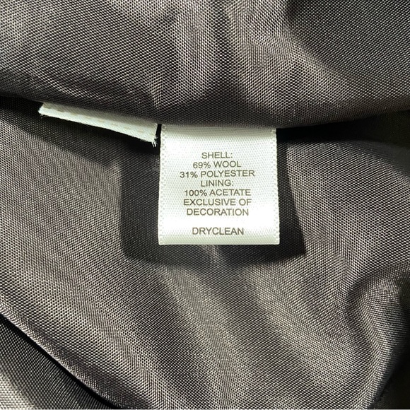 LOFT Wool Blend Brown Lined Pencil Skirt - Women’s 14 - Picture 9 of 10